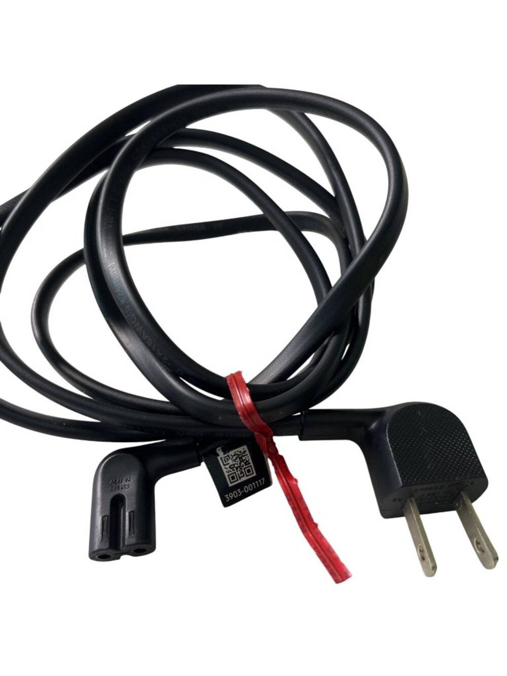6-Foot Black Power Cord With 90-Degree Plug UL-Listed NISPT-2 18AWG Cable 22a